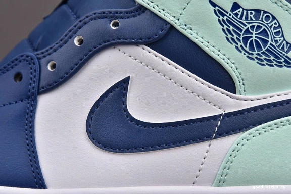 554725-413 554725-413 Blue Mid Mint Jordan 1 0223